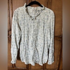 Faherty Floral Willa Blouse